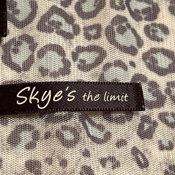 Skye’s the limit V Neck Top with Cascading Ruffle Size Large - Picture 5 of 9